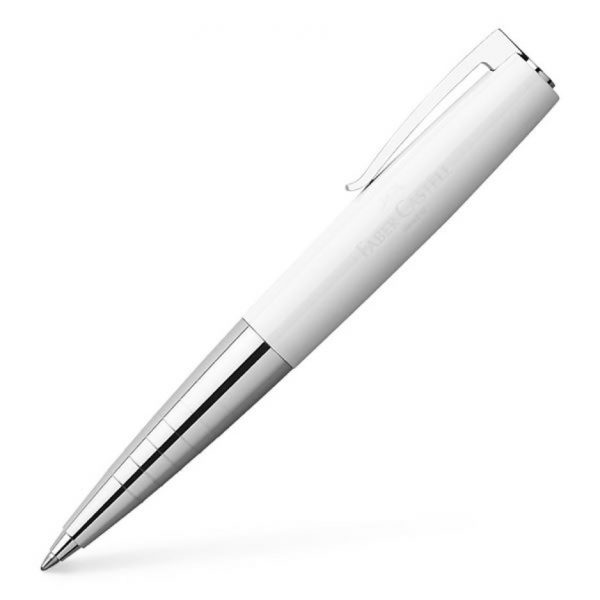 Faber-Castell Loom Piano Ballpoint Pen  Metallic White 149311
