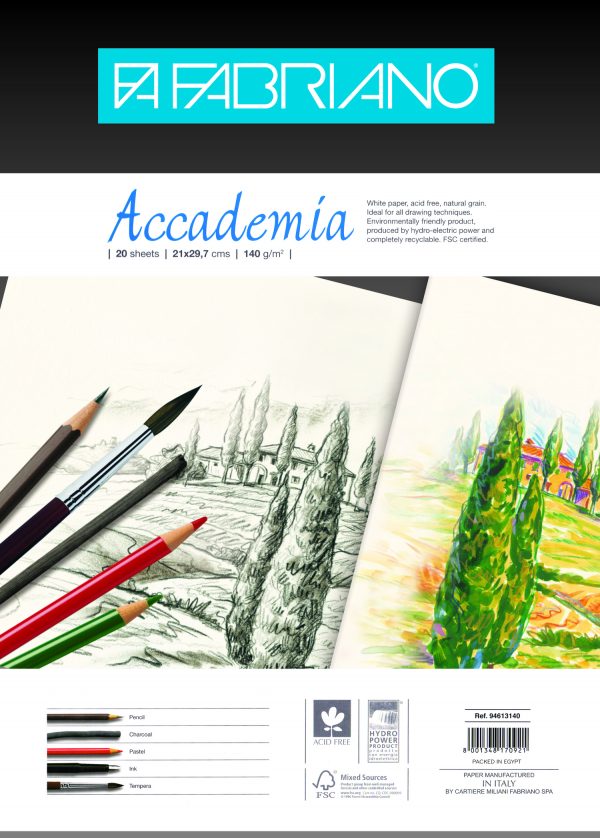 Fabriano Accademia A4 140Gm Back/20 No.140