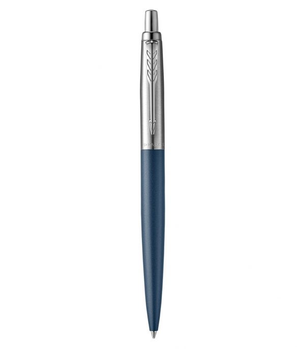 Parker-Pen Jotter Xl Ballpoint Pen Blue Chrome Finish