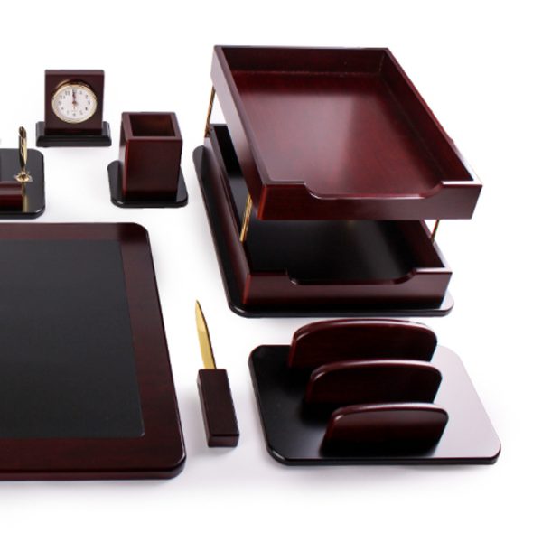 Yiwu Wood Desk Set 8/Piece No.108