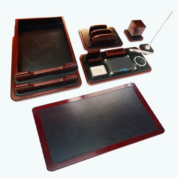 Yiwu Wooden Desk Set 7 Pieces No. 207