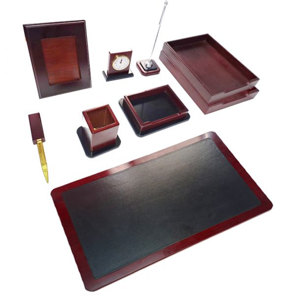 Yiwu Wooden Desk Set 9 Pieces No. 108Z