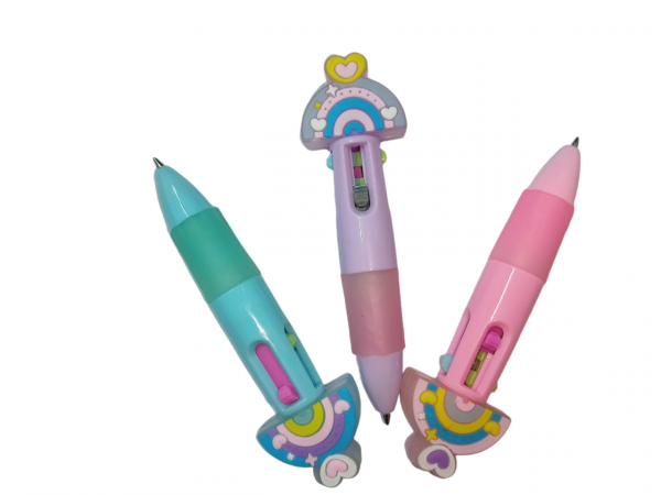 Yiwu Ballpoint Pen 4-Action Qq-2702