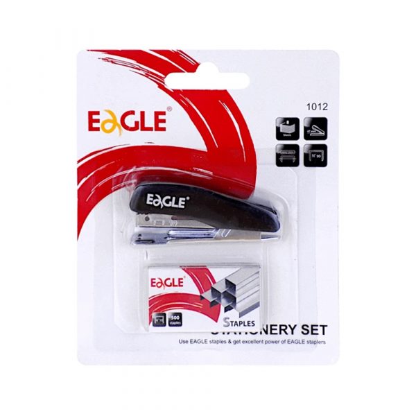 Eagle Stationery Set 8 Sheet  1012+Steples 10