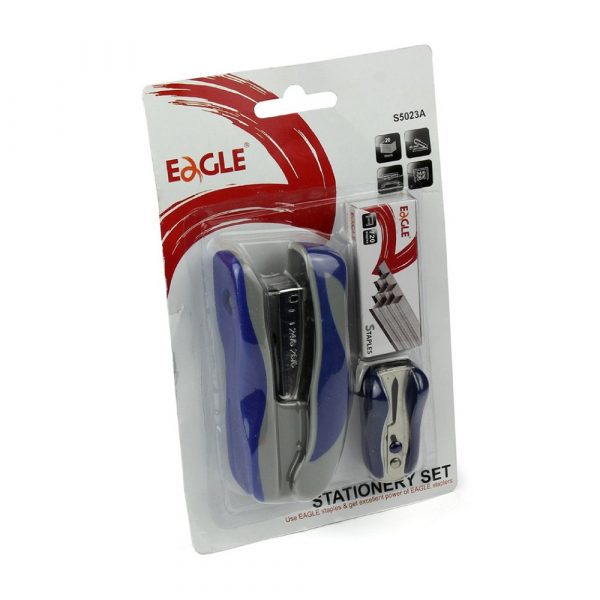 Eagle Stationery Set Stapler 20 Sheet  +Steples24/6+Remover S10061S