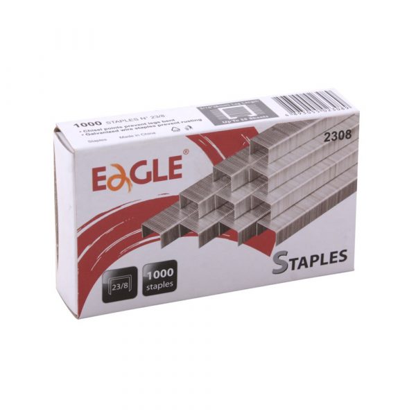 Eagle Heavy Duty Staples 23/8X1000   2308-50 Sheet
