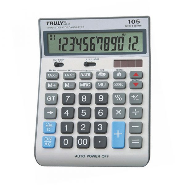 Truly-Calculator : Desktop  Model : 960-12