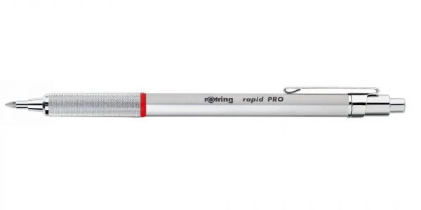 Rotring Rapid Pro Ballpoint Pen Silver Body No. 1904291