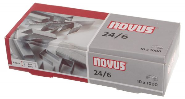 Novas Stapler Pin Box 1000 Staples No. 24/6