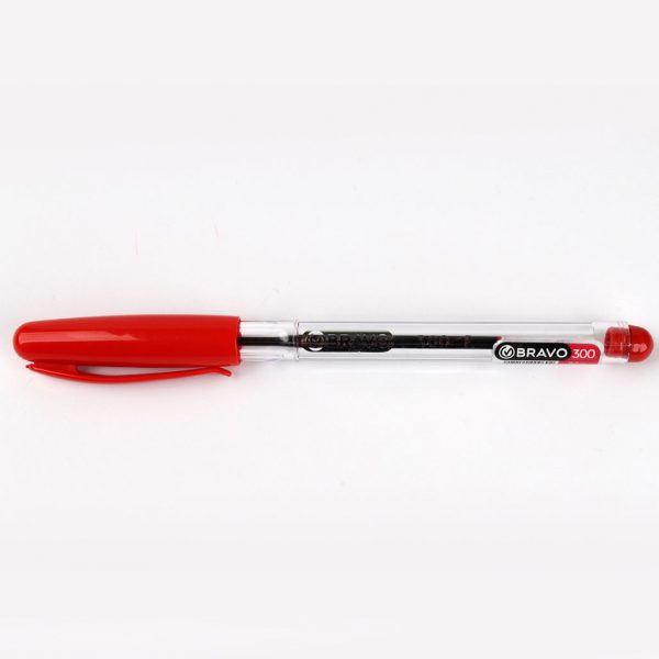 Bravo Ballpoint Pen, Nib 0.7 Mm, Red, No. 300