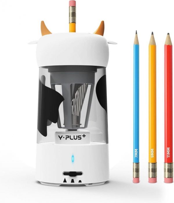 Y -Plus Electric Pencil Sharpener Peanut Cow Usb Type C  No. Es230100