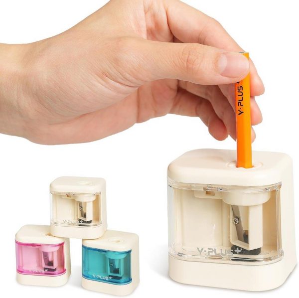 Y-Plus Electric Pencil Sharpener White No. Es230200