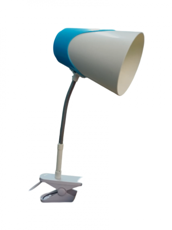 Metal Desk Lamp With Plastic Clip, Colors No.  Lh2-8