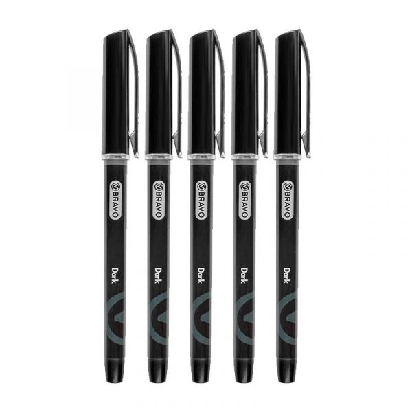 Bravo Dark Ballpoint Pen 5-Pieces