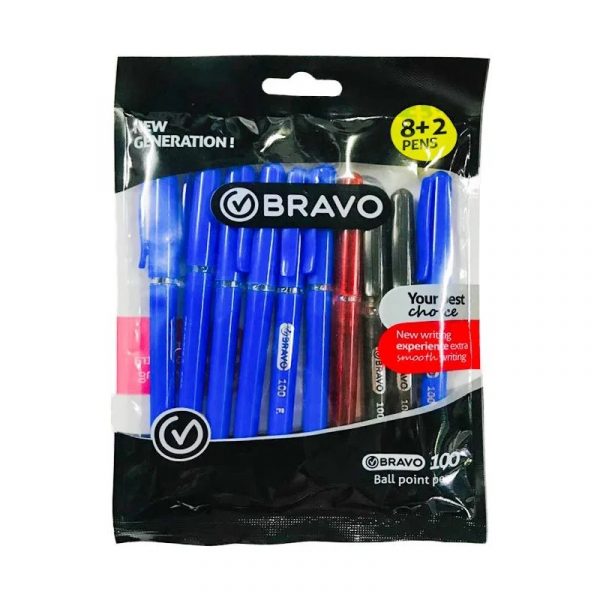 Bravo100 Fine Point Pen - 0.7mm - 10 Pieces