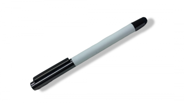 Blue Metal Ballpoint Pen With White Body, No. Mp 118 - 1626