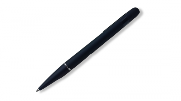 Blue Ballpoint Pen, Metal Twist Body, Black, No. Mp 125 - 1608