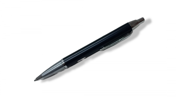Blue Ballpoint Pen With Metal Zipper, Black, No. Mp 124 - 1607