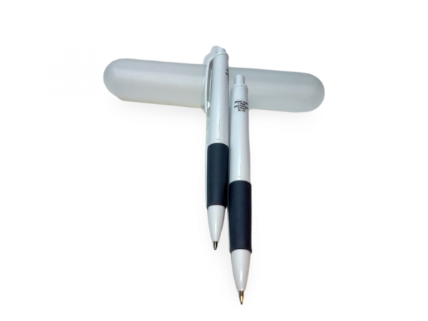 Set Ballpoint Pen + Pencil, Plastic Body White, No. Pp 145-1248