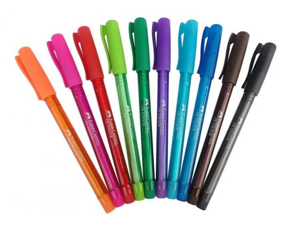 Faber-Castell Ballpoint Pen 1.0Mm Set /10 Carton Box Cx Color No. 247201