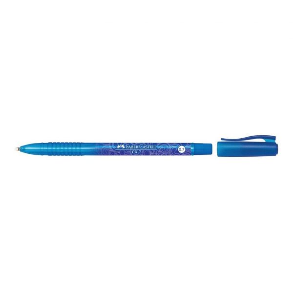Faber-Castell 0.7Mm Ballpoint Pen Blue Cx 7 No. 246851