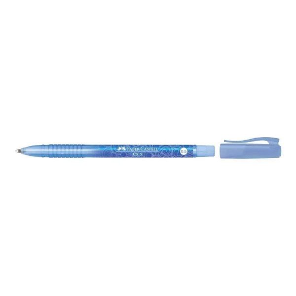 Faber-Castell 0.5Mm Ballpoint Pen Blue Cx 5 No. 246651
