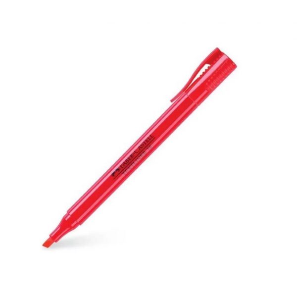 Faber-Castell Textliner 38  Red Highlighter Marker No. 157721