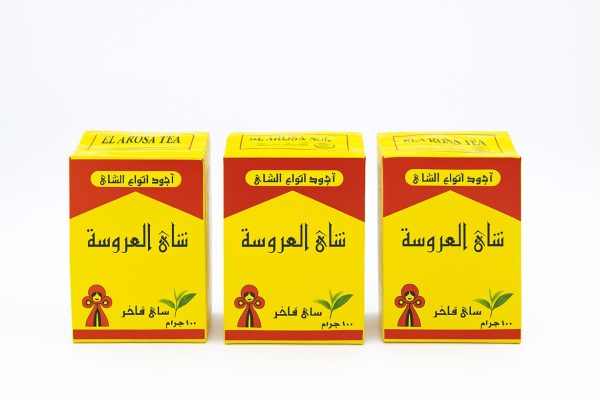 3 عبوات شاي العروسة 100 جم ناعم